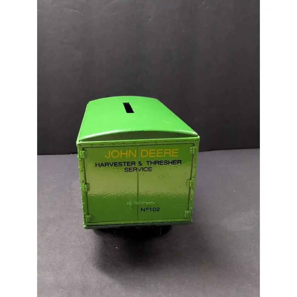 Ertl 1926 Mack Truck Van Coin Bank Die-Cast Metal John Deere